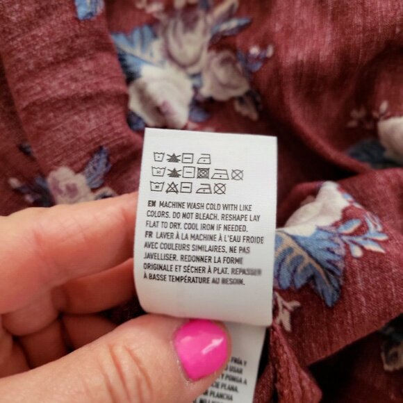 American Eagle Outfitters Brown Floral Short Dress Size Medium NWT - Picture 6 of 16